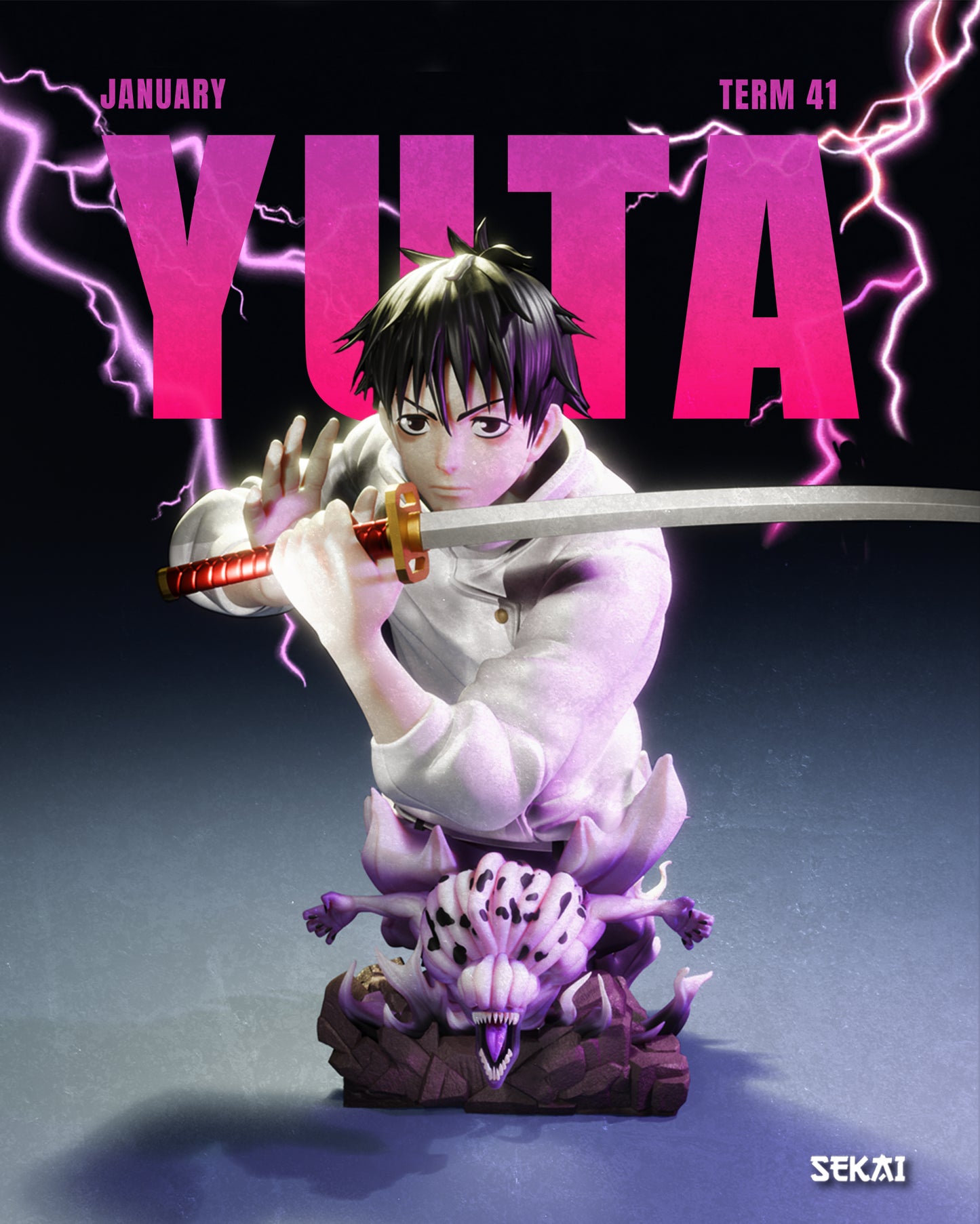Yuta - Unassembled and Unpainted Garage Kit - Model Designed by Sekai3D
